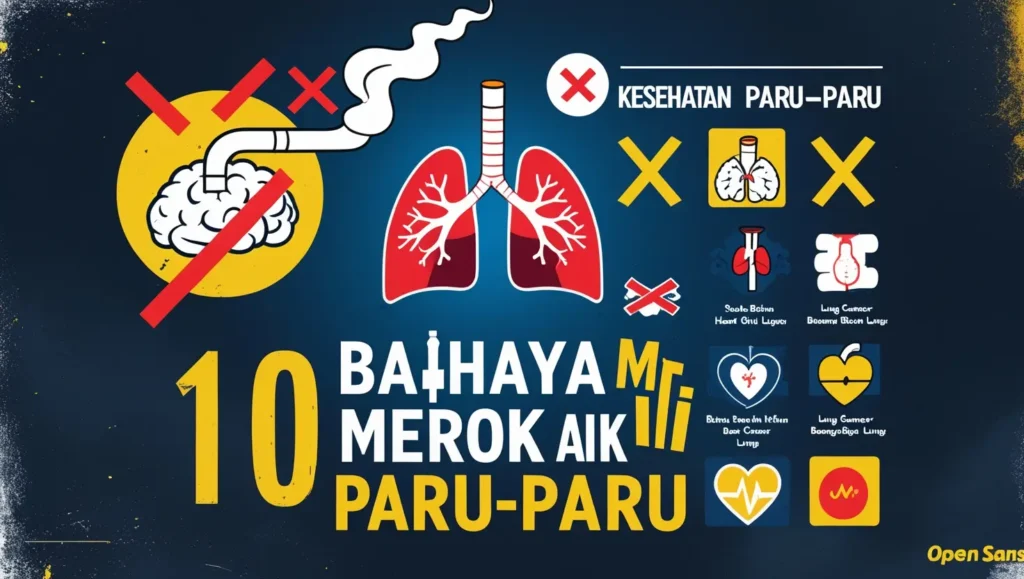 10 Bahaya Merokok Bagi Kesehatan Paru Paru
